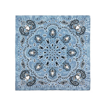 Load image into Gallery viewer, Metamorphosis Silk Bandana | Blue