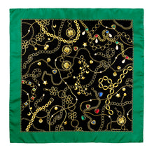 Load image into Gallery viewer, Charmed I'm Sure Silk Scarf | Black