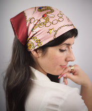 Load image into Gallery viewer, Charmed I'm Sure Silk Scarf | Pink