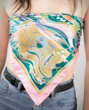 Load image into Gallery viewer, Reef Madness Silk Scarf | Pink