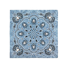Load image into Gallery viewer, Metamorphosis Silk Bandana | Blue
